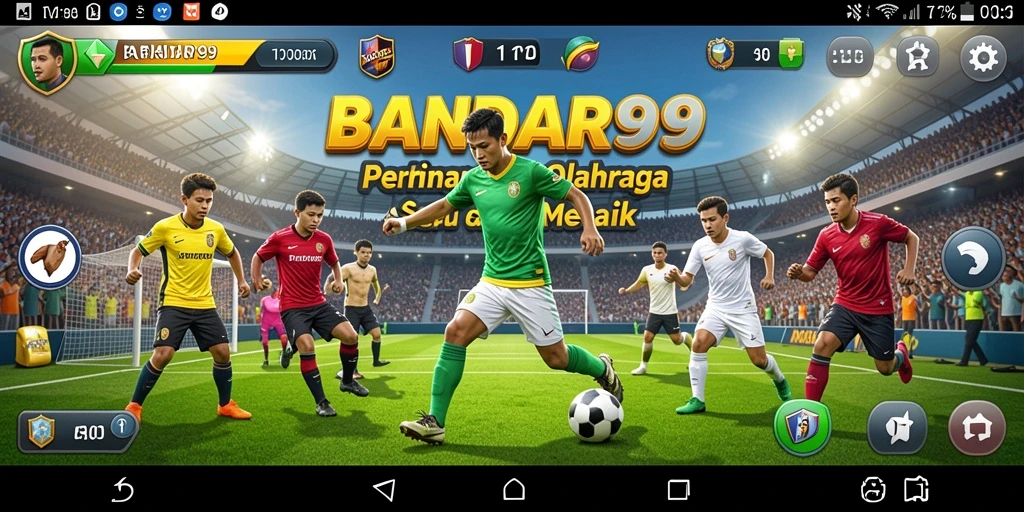 Screenshot BANDAR99 menampilkan gameplay olahraga yang seru dan interaktif.