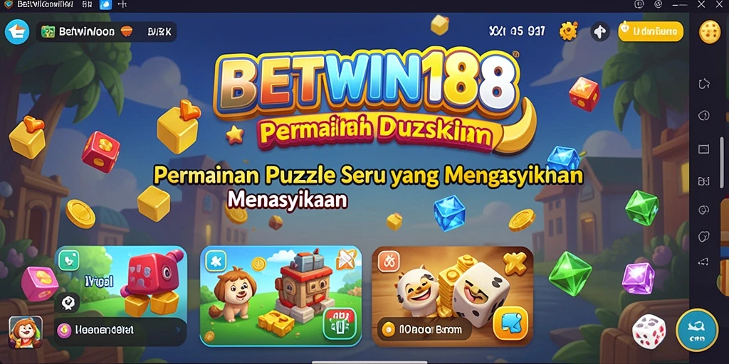 Tampilan gameplay BETWIN188 dengan teka-teki seru dan grafis menarik.