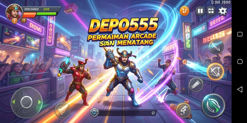 Tampilan gameplay seru DEPO555 yang penuh tantangan.