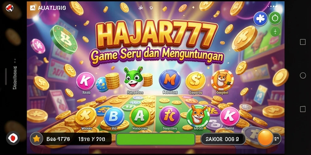 Screenshot gameplay HAJAR777 yang menampilkan keseruan permainan Bingo.