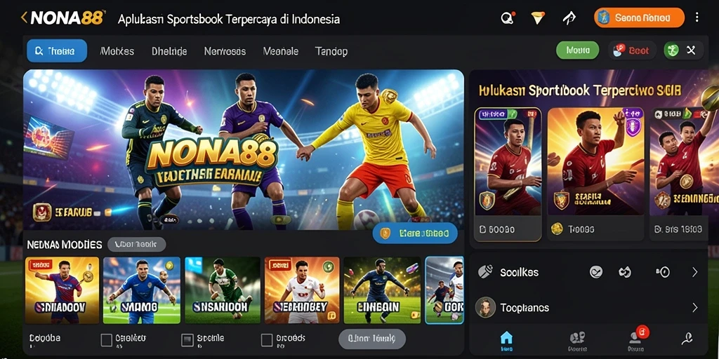 Tampilan screenshot NONA88 saat memasang taruhan di Sportsbook.