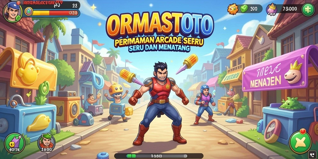 Tampilan gameplay seru dan penuh aksi dari ORMASTOTO.