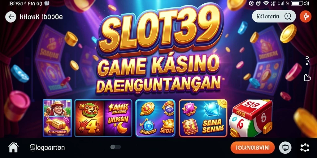 Tampilan menarik dari gameplay Kasino di SLOT39.