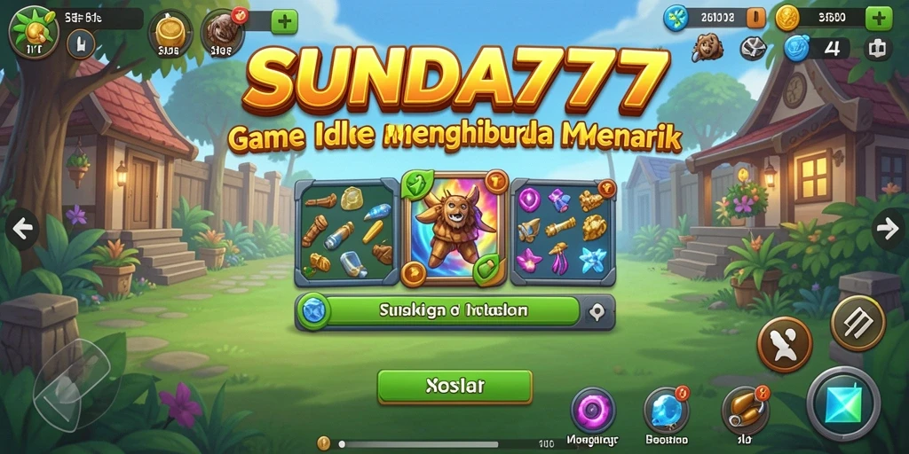 Screenshot utama SUNDA777 menampilkan gameplay Idle yang mengasyikkan.