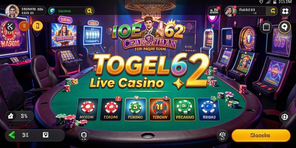 Gameplay Live Casino yang menarik dan interaktif di TOGEL62.